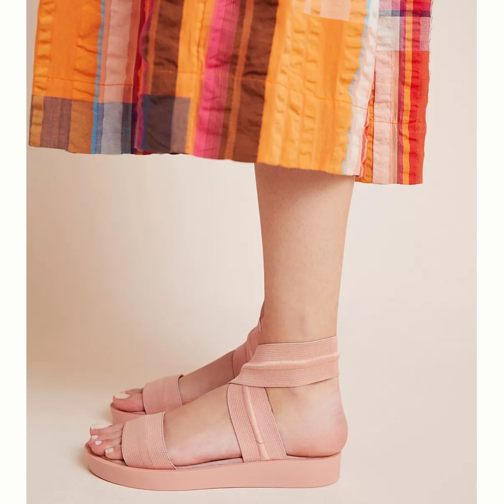 Anthropologie SILENT D FIGITY Sandal in Champagne